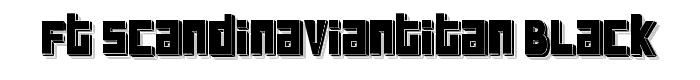 FT ScandinavianTitan Black font